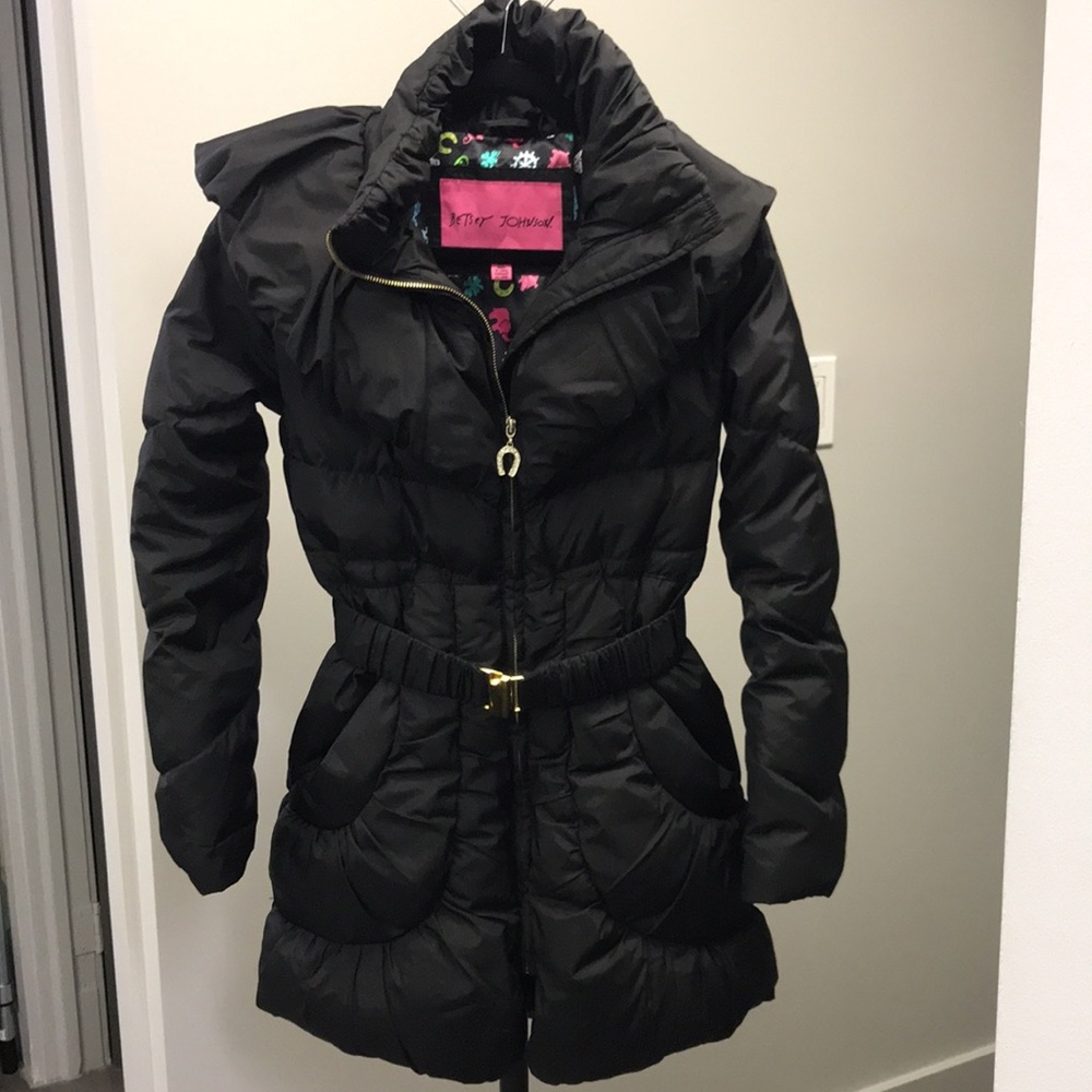 Betsey Johnson down coat